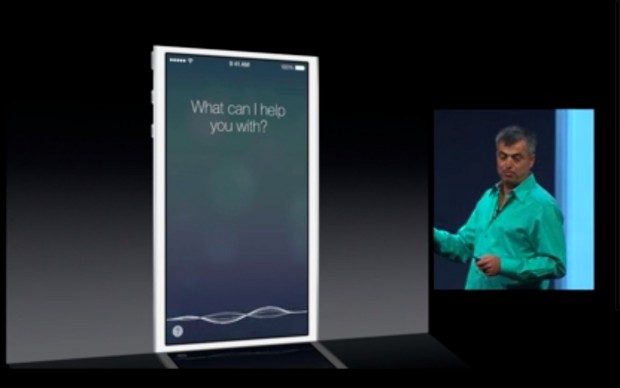 Siri wird in iOS 7 h&uuml;bscher ... (Bild: Apple/Screenshot: Golem.de)